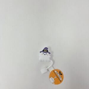 Ghost Halloween Straw Topper for Tumbler
